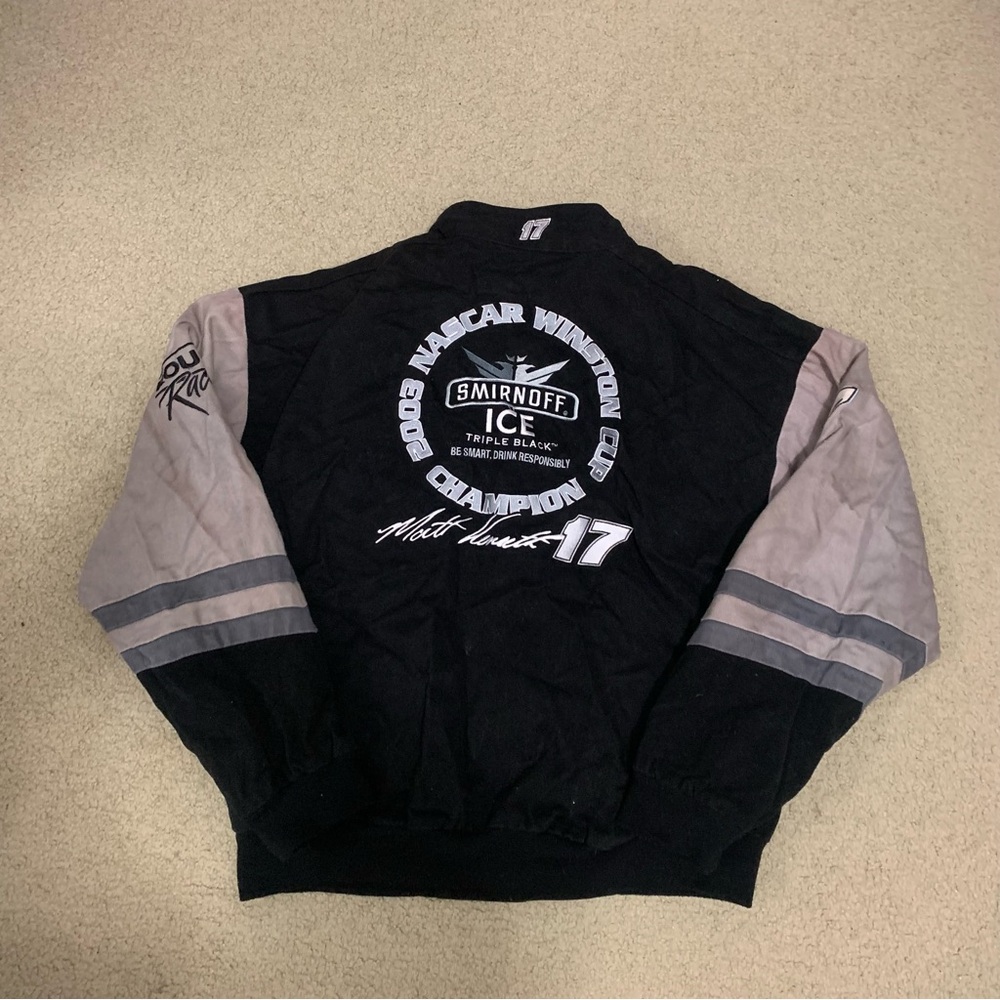 Vintage 2003 Team Caliber Nascar Winston Cup Champion Matt Kenseth Jacket Large